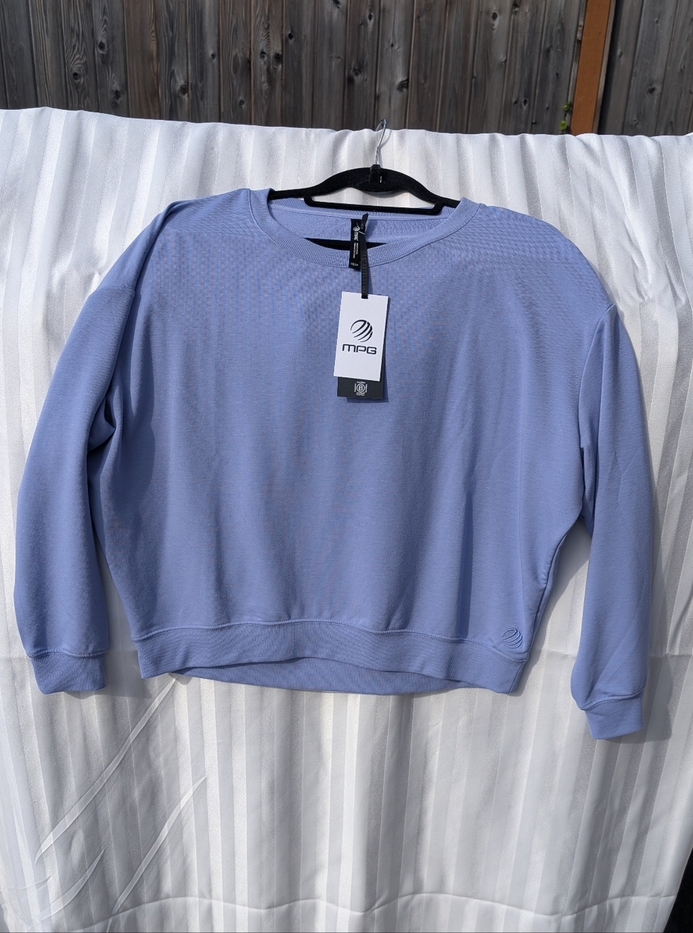 MPG Lavender Crewneck Sweatshirt for Women